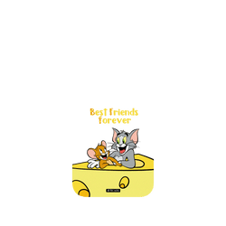 iPhone 17 犀牛盾AirX聯名設計款防摔背蓋手機殼 湯姆貓與傑利鼠 Tom and Jerry - Best friends