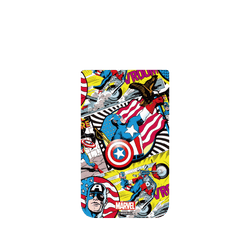 iPhone Air 犀牛盾AirX聯名設計款防摔背蓋手機殼 迪士尼-漫威 Marvel - 美國隊長-漫畫風格
