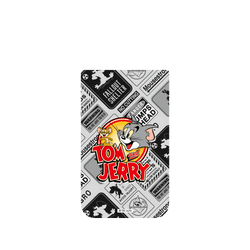 iPhone Air 犀牛盾AirX聯名設計款防摔背蓋手機殼 湯姆貓與傑利鼠 Tom and Jerry - 貼紙系列 - 復古LOGO