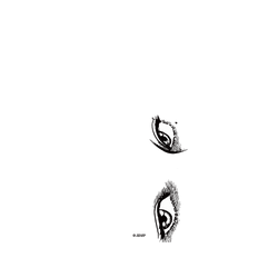 iPhone 17 Pro 犀牛盾AirX聯名設計款防摔背蓋手機殼 伊藤潤二 Junji Ito - 富江的眼神