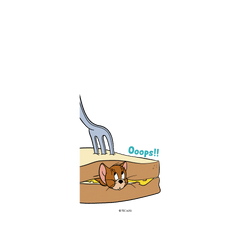iPhone 17 Pro 犀牛盾AirX聯名設計款防摔背蓋手機殼 湯姆貓與傑利鼠 Tom and Jerry - 傑利鼠夾心三明治