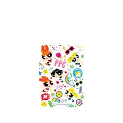 iPhone 17 Pro 犀牛盾AirX聯名設計款防摔背蓋手機殼 The Powerpuff Girls - 可愛小女警貼紙款