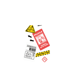 iPhone 17 Pro Max AirX  懶散兔與啾先生 標籤