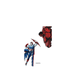 iPhone 17 Pro Max 犀牛盾AirX聯名設計款防摔背蓋手機殼 迪士尼-漫威 Marvel - 漫威系列 - 美國隊長 – 翱翔天際
