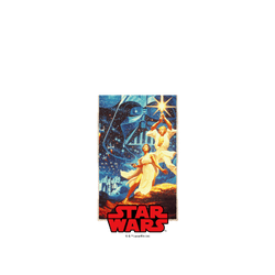 iPhone 17 Pro Max 犀牛盾AirX聯名設計款防摔背蓋手機殼 迪士尼-星際大戰 Star Wars - 路克&莉亞公主-電影海報