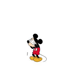 iPhone 17 Pro Max 犀牛盾AirX聯名設計款防摔背蓋手機殼 迪士尼-米奇 Mickey - 遮眼米奇