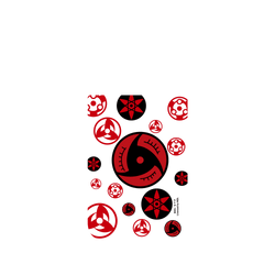 iPhone 17 Pro Max 犀牛盾AirX聯名設計款防摔背蓋手機殼 火影忍者 Naruto - 血繼限界-寫輪眼