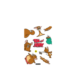 iPhone 17 Pro Max 犀牛盾AirX聯名設計款防摔背蓋手機殼 湯姆貓與傑利鼠 Tom and Jerry - 貼紙系列 - 傑利鼠變形