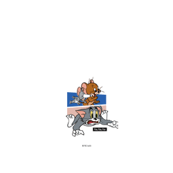 iPhone 17 Pro Max 犀牛盾AirX聯名設計款防摔背蓋手機殼 湯姆貓與傑利鼠 Tom and Jerry - 驚呆表情包