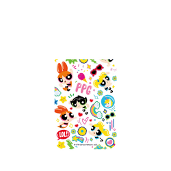 iPhone 17 Pro Max 犀牛盾AirX聯名設計款防摔背蓋手機殼 The Powerpuff Girls - 可愛小女警貼紙款