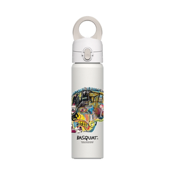 磁吸水壺 AquaStand 不鏽鋼 700cc - 無吸管  巴斯奇亞 Jean-Michel Basquiat 骷顱頭