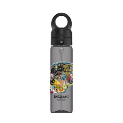 磁吸水壺 AquaStand Tritan 800cc - 附吸管  巴斯奇亞 Jean-Michel Basquiat 骷顱頭