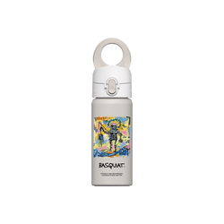 磁吸水壺 AquaStand 不鏽鋼 480cc - 無吸管  巴斯奇亞 Jean-Michel Basquiat 釣魚