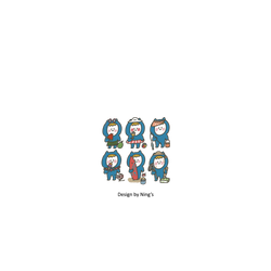 犀牛盾Mod NX手機殼 - iPhone 7/8/SE2/SE3 - 【聯名設計款】 - Ning - 打扮的小藍