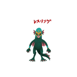 犀牛盾Mod NX手機殼 - iPhone XR - 【聯名設計款】 - 邱哥 - 怪獸摔角-湖水怪 Kaiju Lucha Libre-Lagoon master