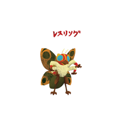 犀牛盾Mod NX手機殼 - iPhone XR - 【聯名設計款】 - 邱哥 - 怪獸摔角-紅鳥獸 Kaiju Lucha Libre-Crimson Moth