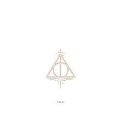 犀牛盾Mod NX手機殼 - iPhone 13 mini - Harry Potter - 圖騰系列：死神的聖物