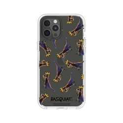 iPhone 12 Pro Max Clear  巴斯奇亞 Jean-Michel Basquiat 小恐龍-拼貼款