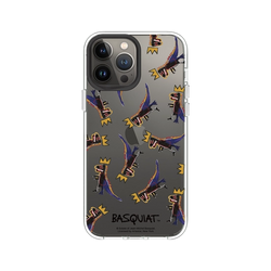 iPhone 13 Pro Max Clear  巴斯奇亞 Jean-Michel Basquiat 小恐龍-拼貼款