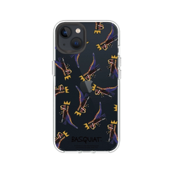 iPhone 13 Clear  巴斯奇亞 Jean-Michel Basquiat 小恐龍-拼貼款