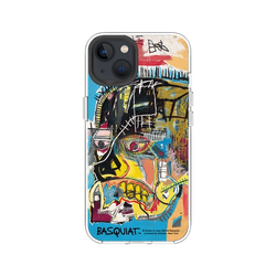 iPhone 13 Clear  巴斯奇亞 Jean-Michel Basquiat 骷顱頭