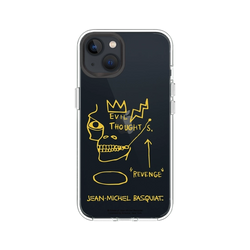 iPhone 13 Clear  巴斯奇亞 Jean-Michel Basquiat 邪惡思想