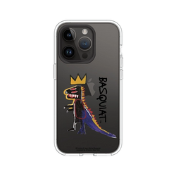 iPhone 14 Pro Clear  巴斯奇亞 Jean-Michel Basquiat 小恐龍