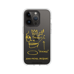 iPhone 14 Pro Clear  巴斯奇亞 Jean-Michel Basquiat 邪惡思想