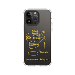 iPhone 14 Pro Max Clear  巴斯奇亞 Jean-Michel Basquiat 邪惡思想