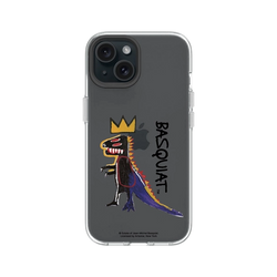 iPhone 15 Clear  巴斯奇亞 Jean-Michel Basquiat 小恐龍