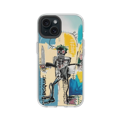iPhone 15 Clear  巴斯奇亞 Jean-Michel Basquiat 戰士