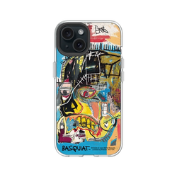 iPhone 15 Clear  巴斯奇亞 Jean-Michel Basquiat 骷顱頭