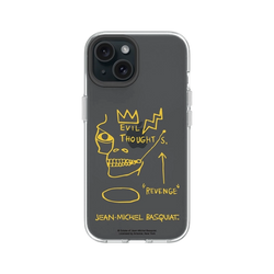 iPhone 15 Clear  巴斯奇亞 Jean-Michel Basquiat 邪惡思想