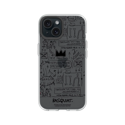 iPhone 15 Clear  巴斯奇亞 Jean-Michel Basquiat Beat Bop