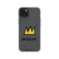 iPhone 15 Plus Clear  巴斯奇亞 Jean-Michel Basquiat 皇冠