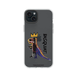 iPhone 15 Plus Clear  巴斯奇亞 Jean-Michel Basquiat 小恐龍