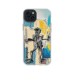 iPhone 15 Plus Clear  巴斯奇亞 Jean-Michel Basquiat 戰士