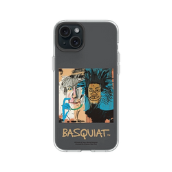 iPhone 15 Plus Clear  巴斯奇亞 Jean-Michel Basquiat 巴斯奇亞與安迪沃荷
