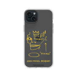 iPhone 15 Plus Clear  巴斯奇亞 Jean-Michel Basquiat 邪惡思想