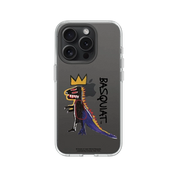 iPhone 15 Pro Clear  巴斯奇亞 Jean-Michel Basquiat 小恐龍