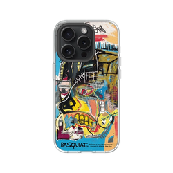 iPhone 15 Pro Clear  巴斯奇亞 Jean-Michel Basquiat 骷顱頭