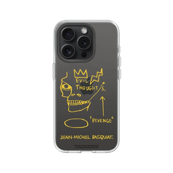 iPhone 15 Pro Clear  巴斯奇亞 Jean-Michel Basquiat 邪惡思想