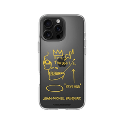 iPhone 16 Pro Max Clear  巴斯奇亞 Jean-Michel Basquiat 邪惡思想