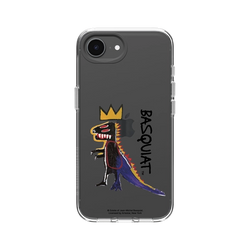 iPhone 16e Clear  巴斯奇亞 Jean-Michel Basquiat 小恐龍