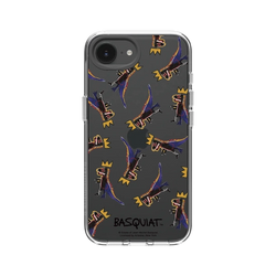 iPhone 17e Clear  巴斯奇亞 Jean-Michel Basquiat 小恐龍-拼貼款