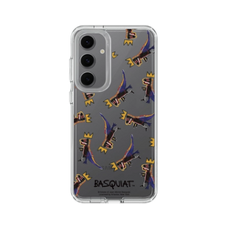 Galaxy S24 FE Clear  巴斯奇亞 Jean-Michel Basquiat 小恐龍-拼貼款