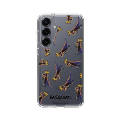 Galaxy S25 Plus Clear  巴斯奇亞 Jean-Michel Basquiat 小恐龍-拼貼款