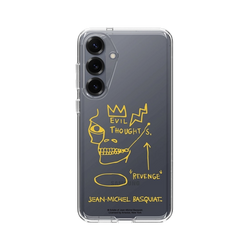 Galaxy S25 Plus Clear  巴斯奇亞 Jean-Michel Basquiat 邪惡思想