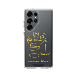 Galaxy S25 Ultra Clear  巴斯奇亞 Jean-Michel Basquiat 邪惡思想