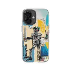 iPhone 16 Clear Case（相機按鈕）  巴斯奇亞 Jean-Michel Basquiat 戰士